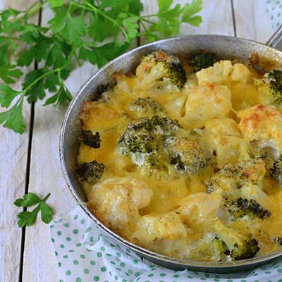 broccoli cauliflower cheese casserole